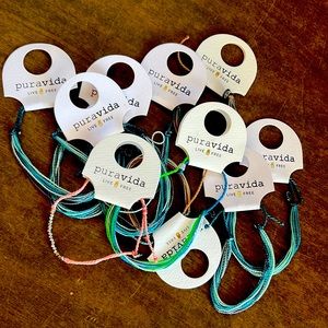Lot of 10 Puravida bracelets